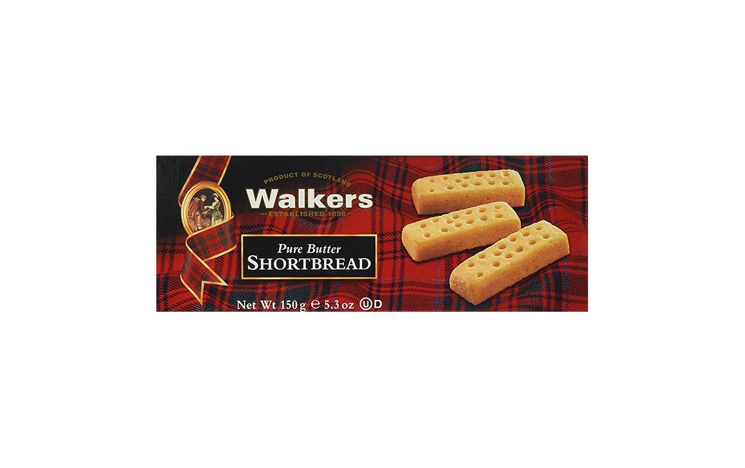 Walker's Pure Butter Shortbread    Box  150 grams
